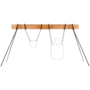 Highwild AR500 Target Stand Kit - 2x4 Mounting Bracket with Target Hanging Hook