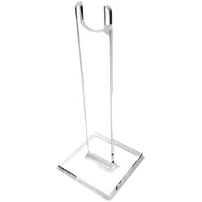 Rifle Stand, Single Clear Gun display, individual units for displaying angled or straight collectible rifles and guns. Order TWO, one for each side, choosing from multiple size options. (6 Inch)