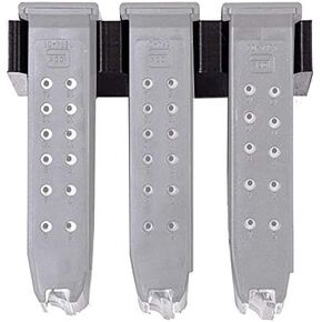 Magazine Mount for Glock 17 19 26 31 32 33 34 - Pistol Mag Wall Display Storage Organization System (4 Mounts Hold 12 Mags)