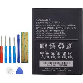 C866640282L Replacement Battery Compatible with BLU Life XL L050U L050L One XL X030 with Toolkit