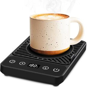 Coffee Warmer for Desk,Mug Warmer Coffee Warmer with Timer,Smart Coffee Cup Warmer with Automatic Shut Off to Keep Temperature Up to 130°F-180°F, for Coffee Lover Coffee Accessories