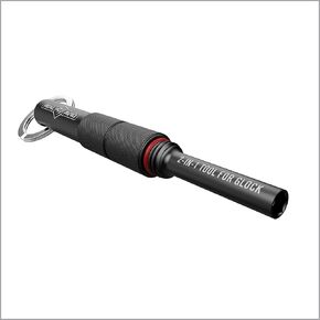 Real Avid 2-in-1 Tool for Glock Handguns, Includes Front Sight Tool & Disassembly Tool, Compatible with Glock 19, 17, 43, 26, 22, 48 & More