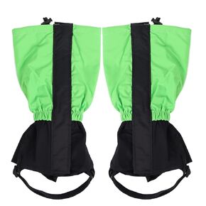 Children's Leg Covers, ANGGREK Adjustable Waterproof Children's Leg Covers Windproof Sand Prevention Children's Outdoor Leg Covers Kids Leg Boot Gaiters(green)