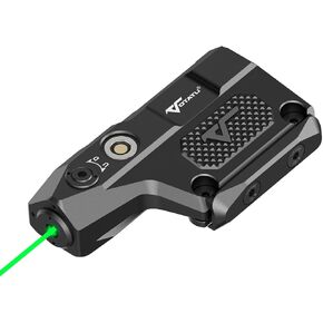 VOTATU M7L-G Picatinny/Mlok Green Laser Sight for Rifle - High/Low Modes Output Laser Beam with Easy Pressure Pad Switch, Tactical Strobe Mode and Magnetic Rechargeable