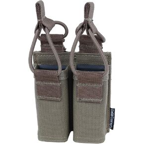 Double Pistol Mag Pouch 9mm - Gwild Concepts Magazine Holster Glock MOLLE Mag Pouches with Mag Insert
