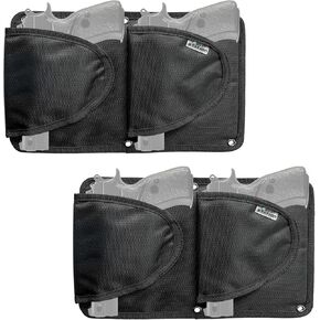 Pistol Holder Magazine Pouch for Gun Safe Organizer,Reinforced Pistol Holster Magazine Holders Combination for Gun Cabinet Gun Safe Accessories Storage