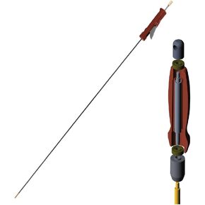 Tipton Deluxe Cleaning Rods .27-.45 Cal, 26" with Multiple Caliber Sizes and Lengths, Carbon Fiber Shaft and Hanging Hole for Cleaning, Maintenance and Gunsmithing