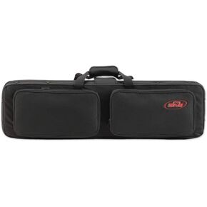 SKB Cases Rugged Exterior and Rigid Foam Interior Hybrid Breakdown Travel Shotgun Case for 33.75 Inch Barrels with 2 External Pouches, Black