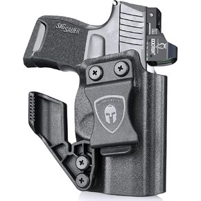 WARRIORLAND IWB Kydex Holster Optic Cut & Claw Compatible with Glock 17/19, G43/43X(No MOS), G2C/G3C, GX4, G3, P320, P365, LC9, Security 9, S&W M&P 9/.40, Shield 9/40, Shield EZ, SD9VE, Hellcat, Right
