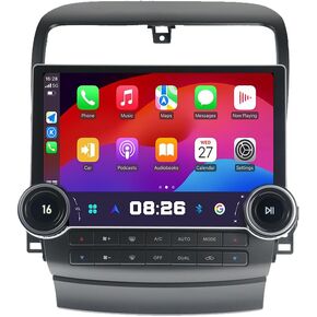 11.8" Screen for Acura TSX Car Radio 2004-2008 Year Car GPS Navigation Head Unit Multimedia Player Unit Auto Stereo Receiver Built-in DSP,WiFi,BT5.0 CarPlay (4-64GB)