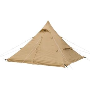 DOD RX Pyramid Tent for Camping - Durable All Season Teepee Tent for Adults Outdoor Camping - 4 Person Tipi Pyramid-Shaped Camping Tent - Quick Easy Setup - Medium