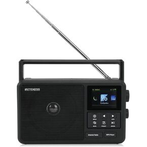 Retekess TR640 Portable Radio,Internet Radio,Bluetooth Receiver,Thousands of Global Radio Stations,Station Presets and Alarm Clock