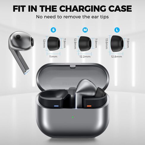AhaStyle Memory Foam Earbud Tips for Samsung Galaxy Buds3 Pro (2024)【Fit the Charging Case】3 Pairs S/M/L Ultimate Comfort Noise Canceling Memory Foam Ear Replacement Tip for Samsung Galaxy Buds Pro 3 in Saudi Arabia