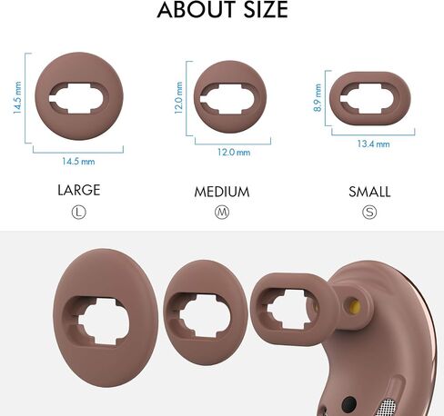 AhaStyle Memory Foam Earbud Tips for Samsung Galaxy Buds3 Pro (2024)【Fit the Charging Case】3 Pairs S/M/L Ultimate Comfort Noise Canceling Memory Foam Ear Replacement Tip for Samsung Galaxy Buds Pro 3 in Saudi Arabia