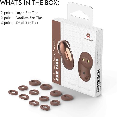 AhaStyle Memory Foam Earbud Tips for Samsung Galaxy Buds3 Pro (2024)【Fit the Charging Case】3 Pairs S/M/L Ultimate Comfort Noise Canceling Memory Foam Ear Replacement Tip for Samsung Galaxy Buds Pro 3 in Saudi Arabia