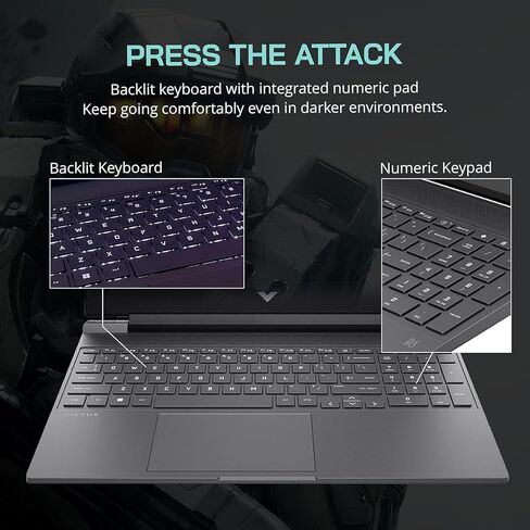 HP - Victus 15.6 بوصة Full HD 144 هرتز كمبيوتر محمول للألعاب - Intel Core i5-13420H - ذاكرة 8 جيجا - NVIDIA GeForce RTX 3050-512GB SSD - أداء أزرق in Saudi Arabia