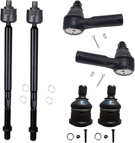 Front Inner and Outer Tie Rod End + Lower Ball Joint FITS for 2007-2012 Dodge Caliber, for 2007-2017 Jeep Compass Patriot, K500063 ES800408 EV80645 Front Suspension Tie Rods Lower Ball Joint- 6pc Set in Kuwait