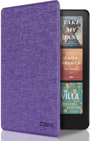 حافظة CoBak لجهاز Kindle Paperwhite الجيل الثاني عشر 2024 (7 بوصات) وإصدار Kindle Colorsoft Signature Edition - غطاء جلد PU جديد تمامًا مع ميزة التنبيه التلقائي للنوم لإصدار Kindle Paperwhite Signature 2024 in Saudi Arabia