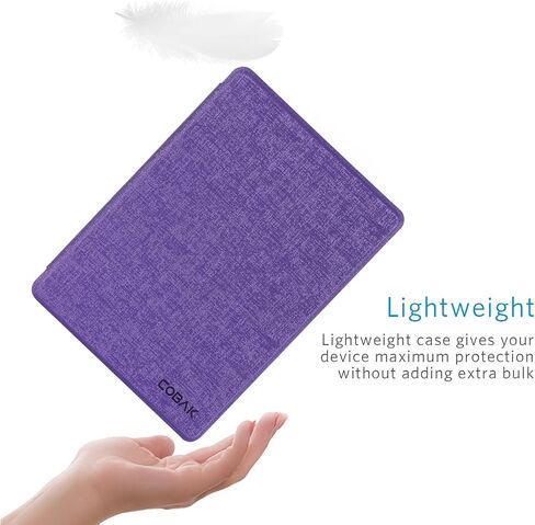 حافظة CoBak لجهاز Kindle Paperwhite الجيل الثاني عشر 2024 (7 بوصات) وإصدار Kindle Colorsoft Signature Edition - غطاء جلد PU جديد تمامًا مع ميزة التنبيه التلقائي للنوم لإصدار Kindle Paperwhite Signature 2024 in Saudi Arabia