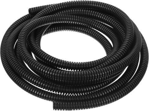 HARFINGTON Wire Loom Tubing 10FT - 1/4 inch, Wire Conduit Hose Cord Protector Cable Sleeves Flexible Electrical Wire Cover in Saudi Arabia