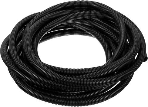 HARFINGTON Wire Loom Tubing 10FT - 1/4 inch, Wire Conduit Hose Cord Protector Cable Sleeves Flexible Electrical Wire Cover in Saudi Arabia