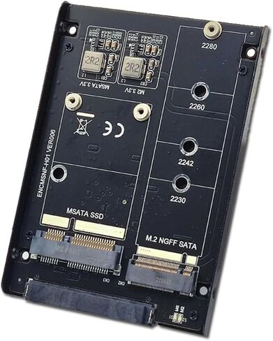 Xiwai Dual NGFF B+M Key M.2 SSD Card JBOD Raid0 Span Bridge to 2.5inch SATA Combo HDD Disk Drive Enclosure in Kuwait
