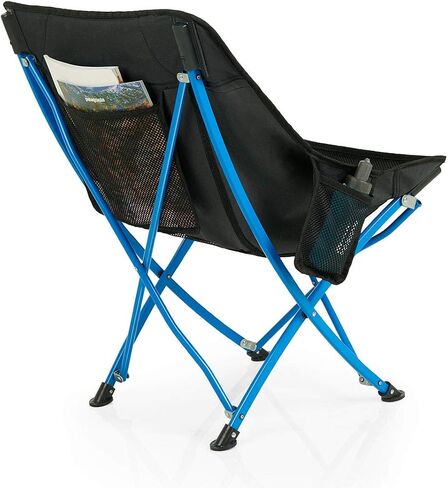 Naturehike Folding Camping Chair, Lightweight High Back Portable Compact Chair, Large Heavy Duty 330lbs for Adults, Hiking Camp Backpacking Beach Picnic Fishing with Storage Bag, Black in Saudi Arabia