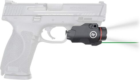 Crimson Trace CMR-207 Rail Master Pro مع مصباح يدوي 400 لومن، ليزر، تفعيل فوري واحتفاظ بالذاكرة لتركيبات السكك الحديدية للصور، التصوير، المنافسة والمدى in Kuwait