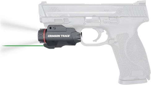 Crimson Trace CMR-207 Rail Master Pro مع مصباح يدوي 400 لومن، ليزر، تفعيل فوري واحتفاظ بالذاكرة لتركيبات السكك الحديدية للصور، التصوير، المنافسة والمدى in Kuwait
