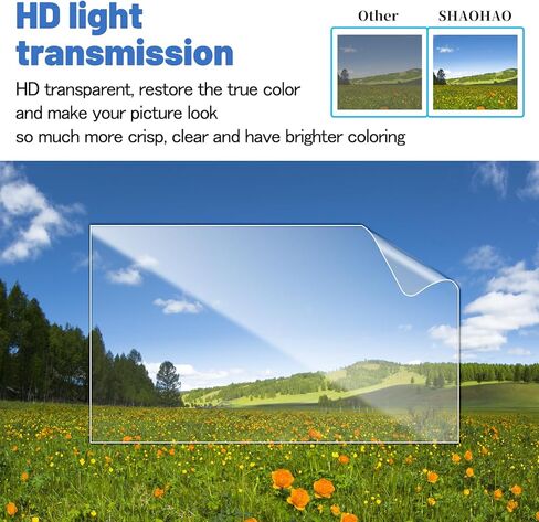 واقي شاشة SHAOHAO لعام 2024 Hyundai Kona 2024 Kona SE، SEL، N Line، شاشة لمس محدودة 12.3 بوصة متوافقة مع ملحقات Hyundai Kona 2024 HD واقي شاشة منفصل شفاف كريستالي 4 قطع in Kuwait