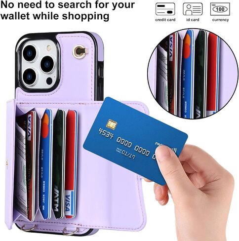 حافظة هاتف Asuwish لهاتف iPhone 12 Pro iPhone12 6.1 مع غطاء محفظة مع RFID وحامل بطاقة الائتمان وحزام المعصم وحزام الحبل وإكسسوارات الخلايا الجلدية iPhone12pro 5G i 12s 12pro النساء والرجال الأرجواني in Saudi Arabia