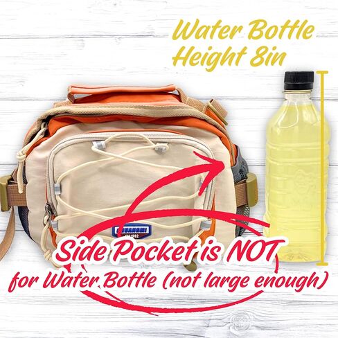 Convertible Travel Lightweight Crossbody Phone Backpack with Key Ring Strap, Colorful Tactical Bottle Holder in Saudi Arabia