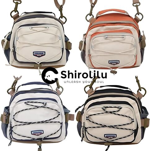 Convertible Travel Lightweight Crossbody Phone Backpack with Key Ring Strap, Colorful Tactical Bottle Holder in Saudi Arabia