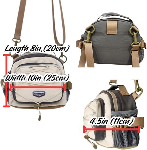 Convertible Travel Lightweight Crossbody Phone Backpack with Key Ring Strap, Colorful Tactical Bottle Holder in Saudi Arabia