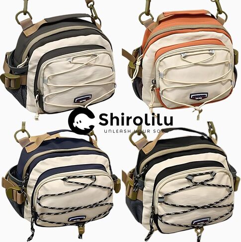 Convertible Travel Lightweight Crossbody Phone Backpack with Key Ring Strap, Colorful Tactical Bottle Holder in Saudi Arabia