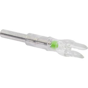 Nockturnal-S Lighted Nock for Arrows with .244 Inside Diameter Including Carbon Tech, Victory, Carbon Impact, Carbon Revolution, Easton, Beman and PSE Brands,Green
