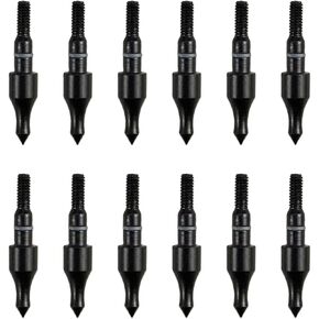 Aluminum Inserts .244/6.20mm& Bullet Field Points 5/16 Archery Practice Tips for Carbon Arrow Shaft…