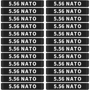 24 Pack Miaozhun 5.56 NATO Magazine Marking Bands 5.56 Magazine Caliber Identification