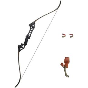Falcon 60" Takedown Hunting Recurve Bow Metal Riser 70 Lbs Black/Camo Right Handed