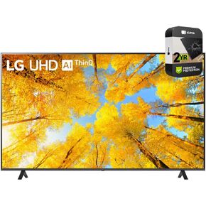 LG 50UQ7570PUJ 50 Inch 4K UHD Smart webOS TV Bundle with 2 YR CPS Enhanced Protection Pack