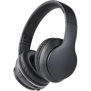 rockpapa E9 Over Ear Bluetooth Headphones for Kids Children Boy Girl Adult, Stereo Foldable Wired/Wireless Headphones with Microphone for School Travel Tablet PC TV, Include Case, Yellow Grey