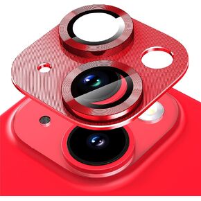 Suoman for iPhone 14/iPhone 14 Plus Camera Lens Protector, [Perfect Fit] Premium Tempered Glass Metal Cool Camera Lens Protector for iPhone 14 6.1 inch /14 Plus 6.7 inch - Black