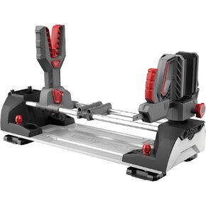 Real Avid Master Gun Workstation Up to 18.3" of Travel One-Hand Quick Adjustable Clamping, Non-Marring Form-Fitting Yokes Vise Ideal for Gun Cleaning & Maintenance w/Leveling Knob for Scope Mount
