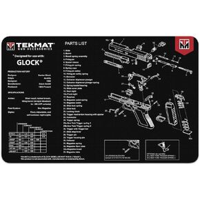 TekMat Glock Gun Cleaning Mat, Black