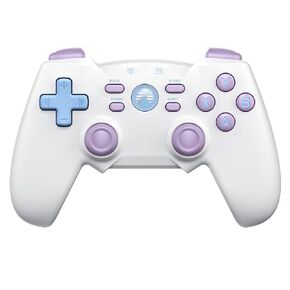 BEITONG BAT4 Wireless PC Game Controller,Dual Vibration Retro Gamepad Joystick for Windows 7 8 10 11/Steam/Simulators/Android TV Gaming (Bat 4 (Ice Cream))