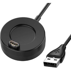 Garmin Watch Charger, Ankky 1m USB Charging Cable Stand Station Date Compatible with Garmin Vivoactive 3 4 4S/Fenix 6/6S/6X, Fenix 5/5S/5X / Venu Sq Music/Forerunner 935,Forerunner 945