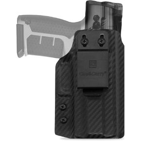 Clip & Carry IWB Kydex Holster for The BYRNA SD/EP Non-Lethal Pepper Launcher - Inside The Waistband Carry - Audible Click Retention - USA Veteran Made
