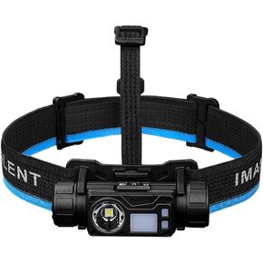 IMALENT HT50 Headlamp 3000 Lumen Led Rechargeable Flashlight, Super Bright Head Lamp with Red White Light for Camping, Outdoor, Running and Hiking