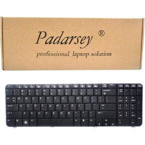 Padarsey Replacement Keyboard Compatible with HP Compaq Presario CQ60 G60 CQ60-101XX CQ60-102TU CQ60-102TX CQ60-102XX CQ60-103AU CQ60-100EM CQ60-107EA Series Laptop Black US Layout