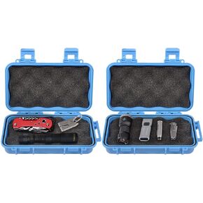 Shanrya Plastic Storage Case, Durable Dry Storage Box, 2 U‑Shape Buckle Portable Storage Case Waterproof for Camping Fishing
